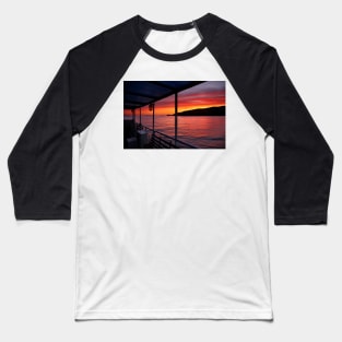 Sunrise on board of F/B "Aiolis" Baseball T-Shirt